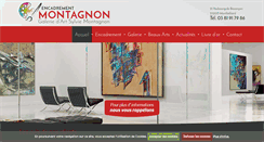 Desktop Screenshot of encadrements-montagnon.com